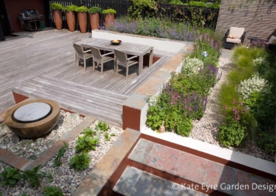 Deck and hard landscaping, Huf House Garden Design, Dulwich, 6