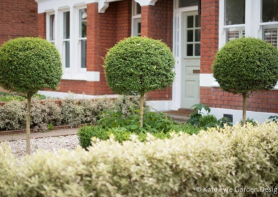 Front garden design, Woodwarde Road, London, 2