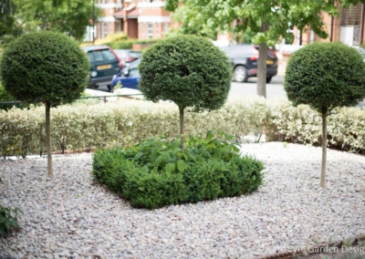Front garden design, Woodwarde Road, London, 3