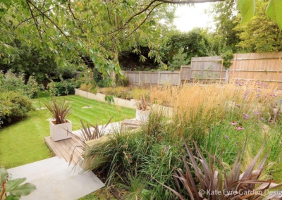 Large back garden design in Crystal Palace, South London, 8
