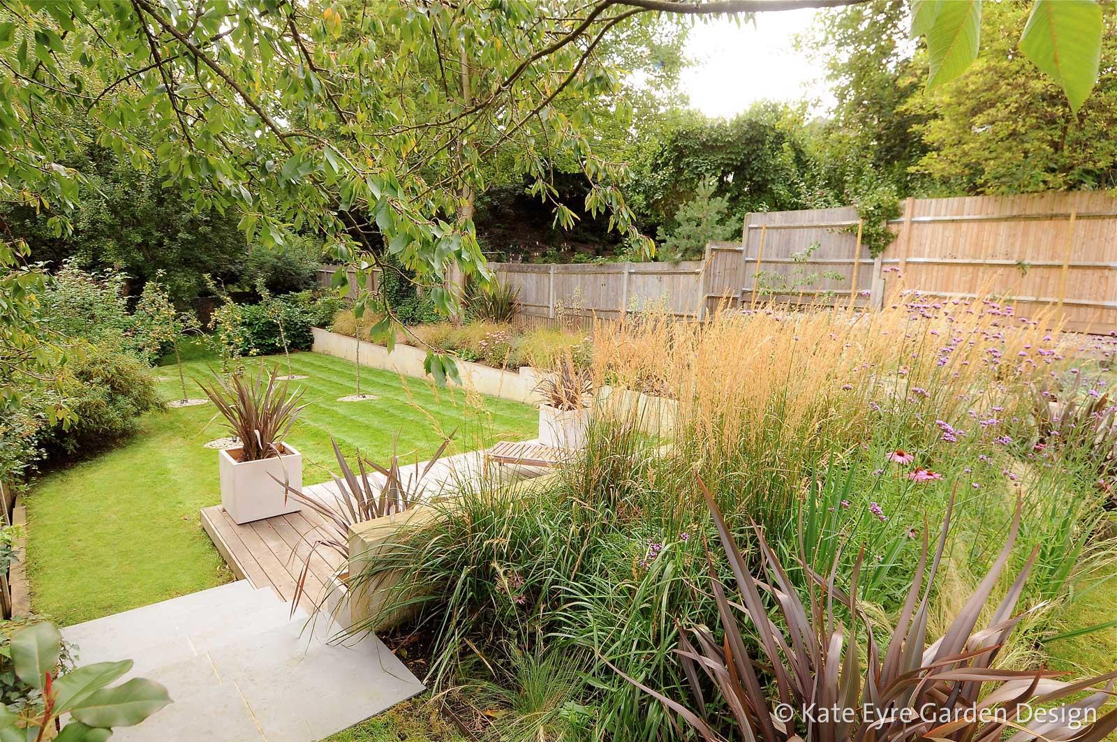 Large back garden design in Crystal Palace, South London, 8