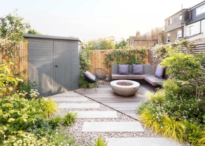Back garden design, Evelyn Road, Wimbledon, 5