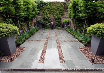 Small back garden design, Kensington, 1