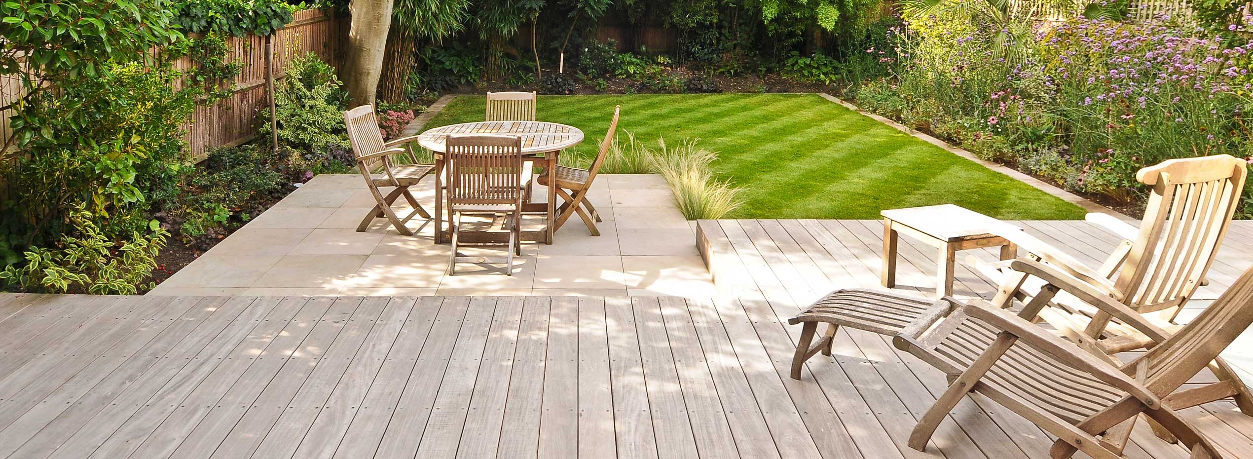 Back garden design in Clement Road