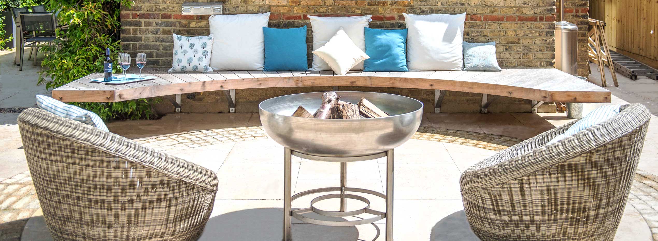 Back garden design in Alleyn Road