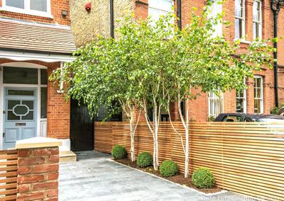 Front garden design in Calton Avenue, London, 4