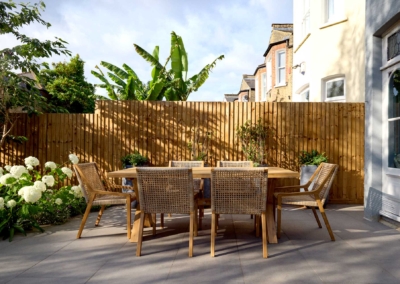 Back garden in Turney Road, Dulwich, 2